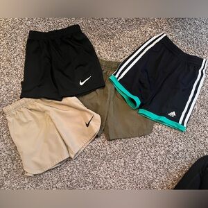 Bundle of Boys Athletic Shorts- Nike and Adidas- Size 5